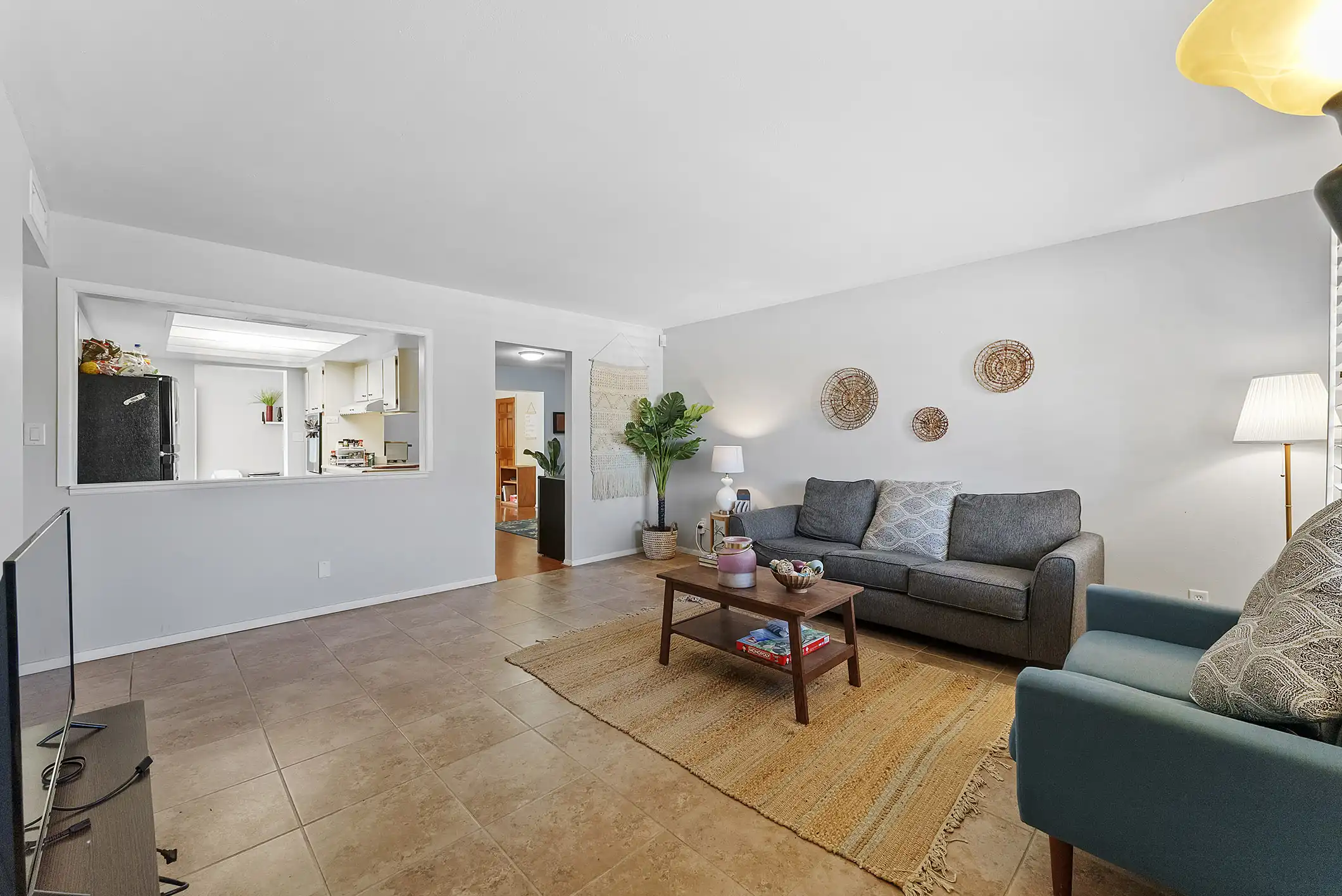 A living room in an Avenir co-living home